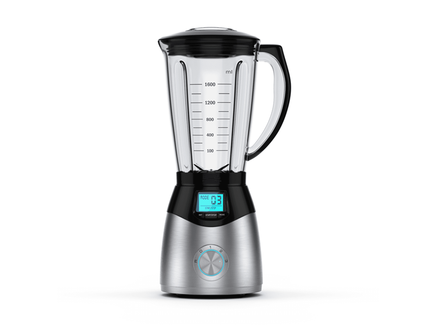 High-speed blender with smoothie jar