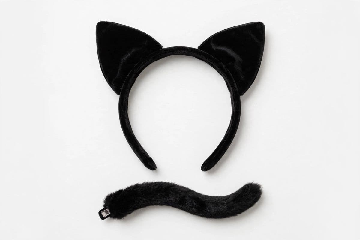 MidnightCat Ears & Tail Set — product photo
