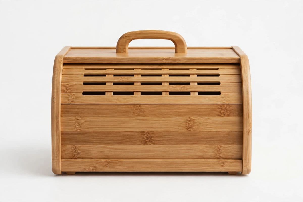 FreshKeep Bamboo Bread Box