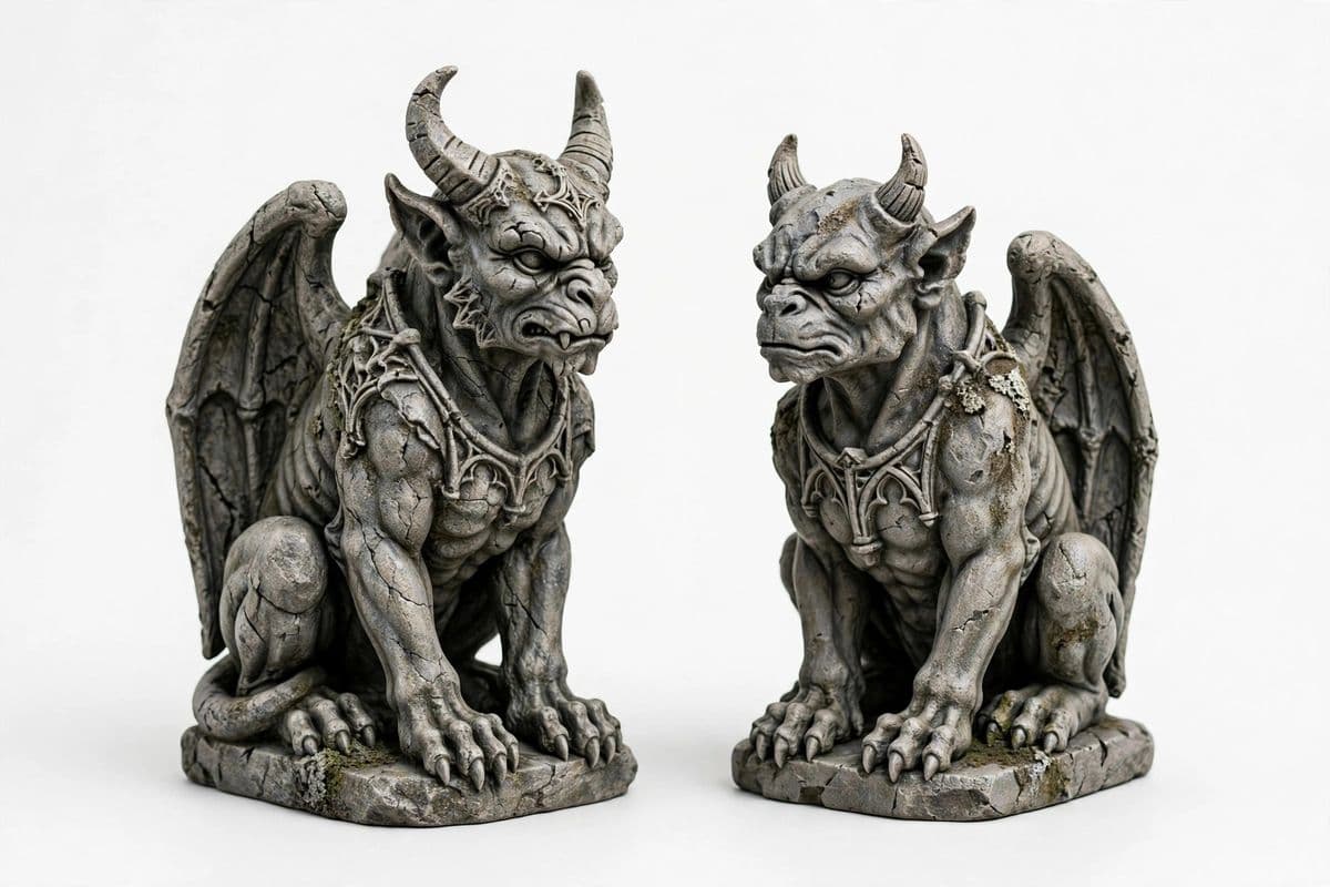 StoneGaze Gargoyle Statues (Pair) — product photo