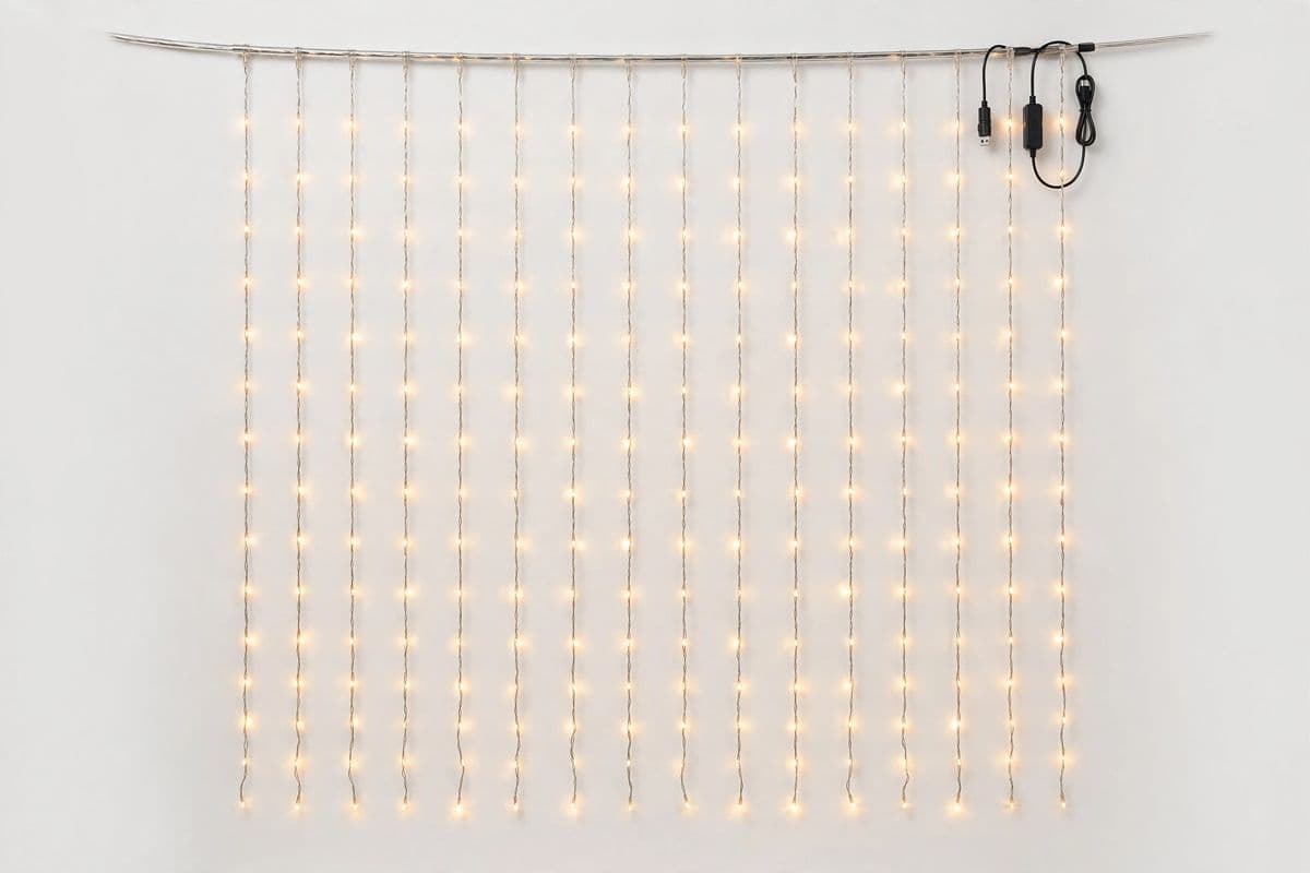 LumaCurtain 300-LED Fairy Lights