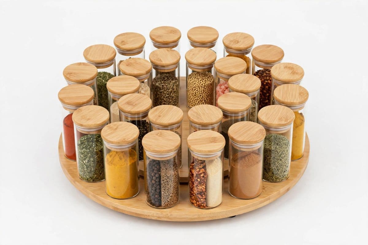 SpiceRack 20-Jar Rotating Organizer