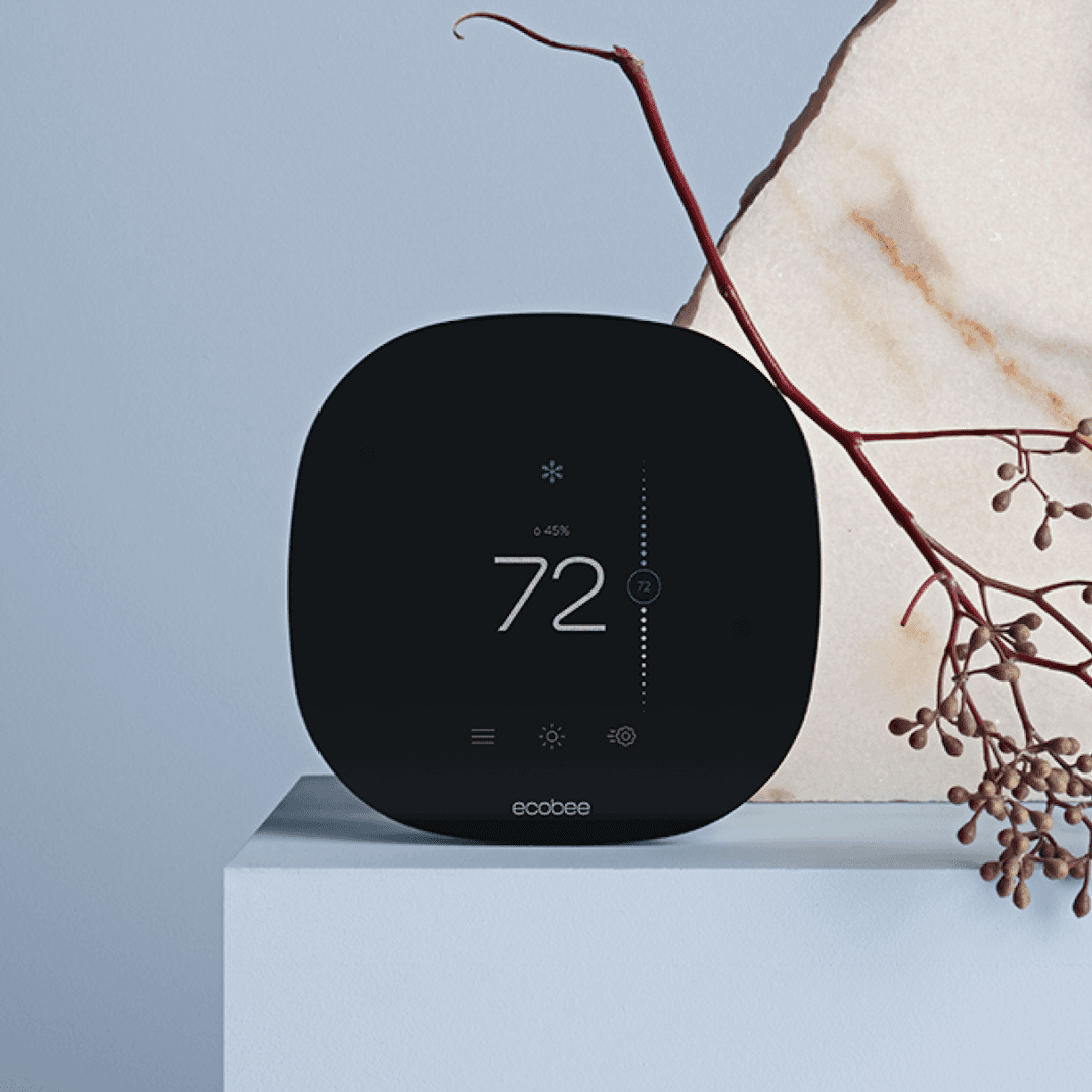 Smart thermostat with color touchscreen