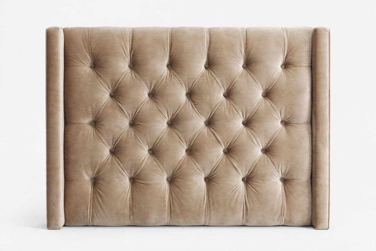 Velvet Dream Tufted Headboard — King