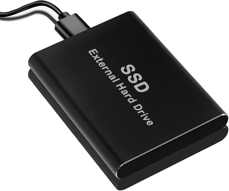 Portable external SSD drive