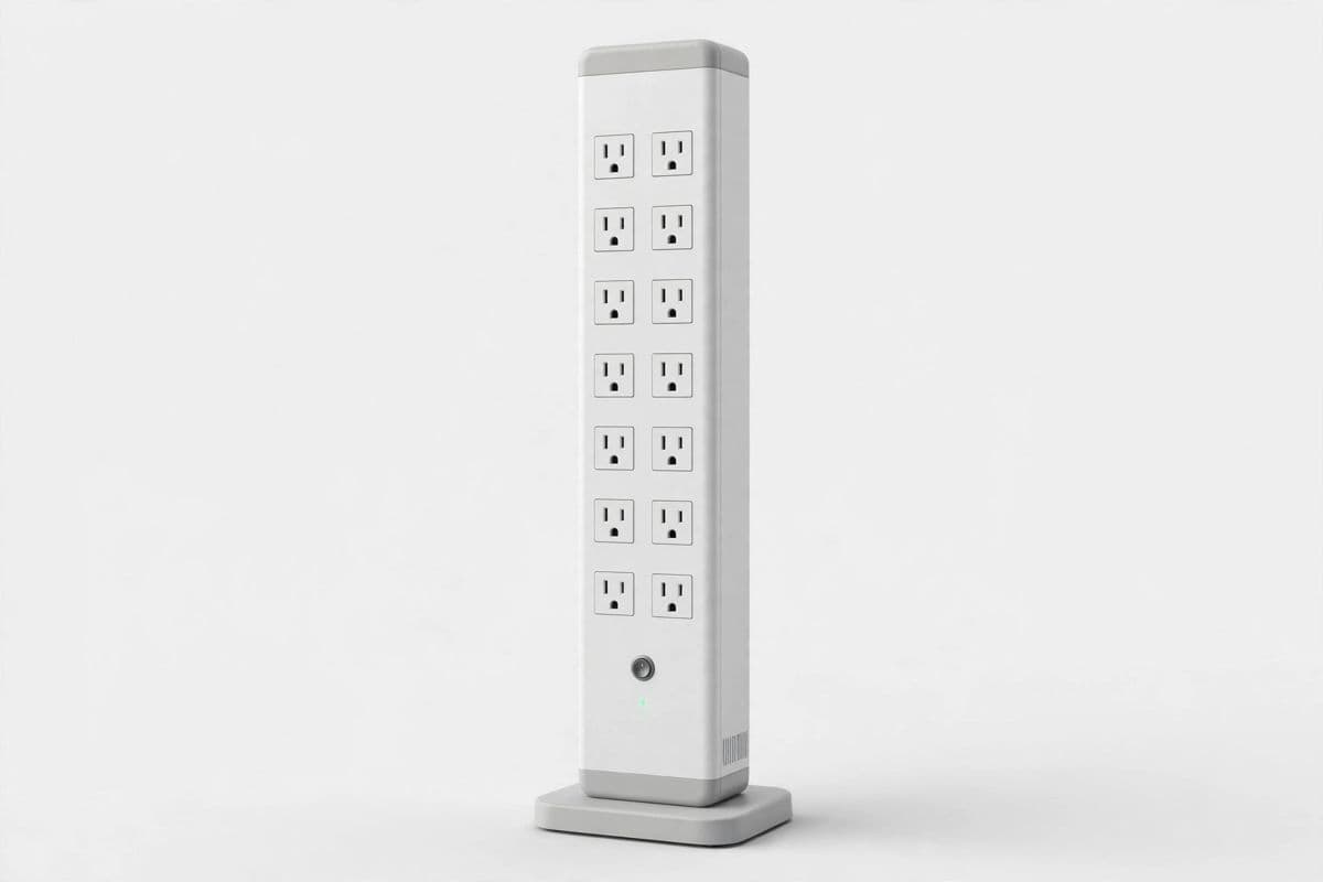 VoltSafe 12-Outlet Surge Protector Tower